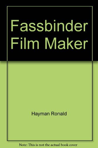9780671523732: Title: Fassbinder film maker