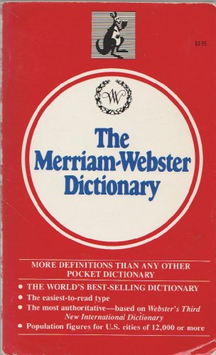 9780671526122: The Merriam Webster Dictionary