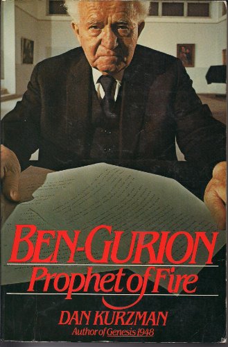 Imagen de archivo de Ben Gurion: Prophet of Fire (Touchstone Books) a la venta por HPB-Diamond