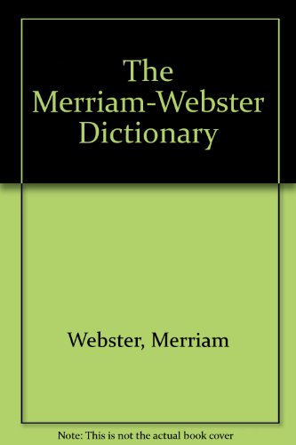 M Webstr Dict Mod (9780671530884) by Merriam