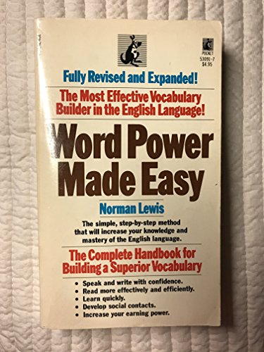 Beispielbild fr Word power Easy zum Verkauf von Better World Books