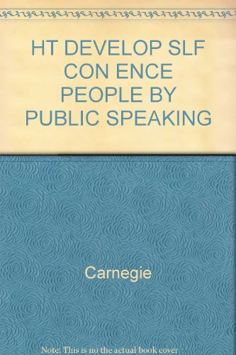 9780671544355: Title: HT Develop Slf Con Ence People by Public Speaking