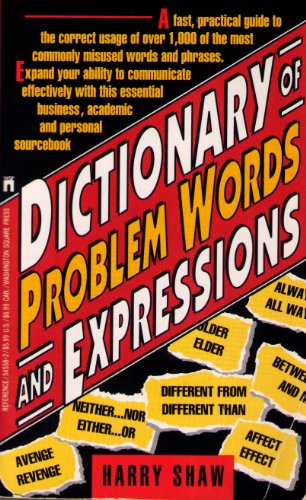 9780671545581: Dictionary of Problem Words and Expressions