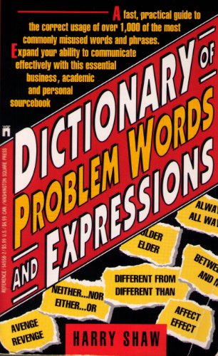 Imagen de archivo de Dictionary of Problem Words and Expressions a la venta por Better World Books: West