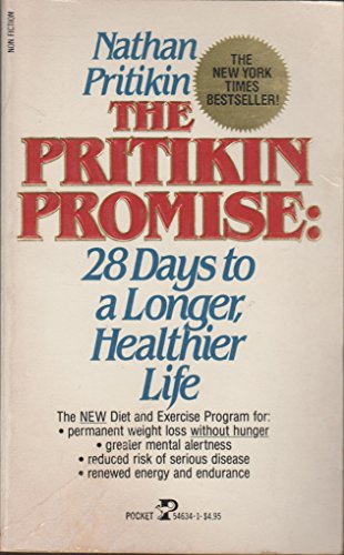 Beispielbild fr Pritikin Promise zum Verkauf von Better World Books