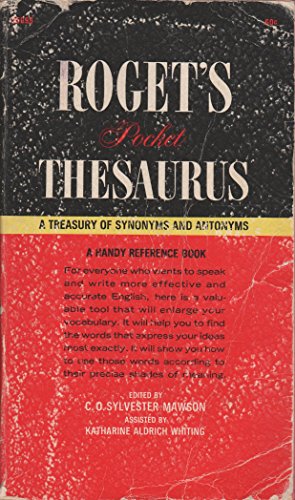 9780671550967: Roget's Pocket Thesaurus