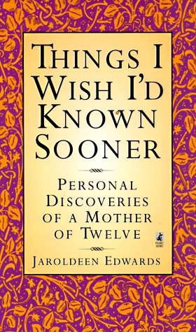 9780671551070: Things I Wish I'd Known Sooner: Personal Discoveries of a Mother of Twelve