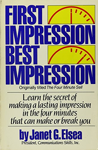 Beispielbild fr First Impression Best Impression zum Verkauf von Wonder Book