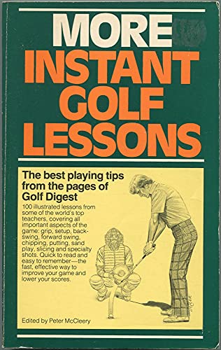 Beispielbild fr More Instant Golf Lessons zum Verkauf von Wonder Book