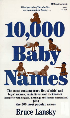 Imagen de archivo de 10,000 Baby Names a la venta por SecondSale