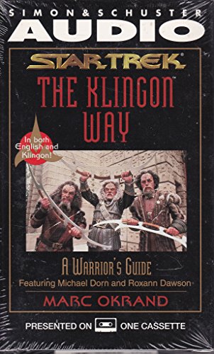 Beispielbild fr The KLINGON WAY: A WARRIOR'S GUIDE CASSETTE: A Warrior's Guide zum Verkauf von HPB-Emerald