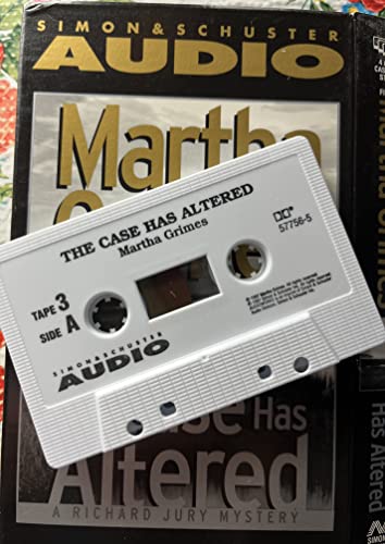 Imagen de archivo de The CASE HAS ALTERED: A Richard Jury Mystery, Audio Cassettes a la venta por Virginia Martin, aka bookwitch