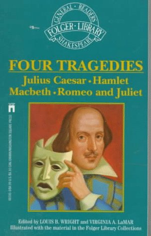 Imagen de archivo de Four Great Tragedies: Romeo and Juliet, Julius Caesar, Hamlet, Macbeth (The New Folger Library Shakespeare) a la venta por HPB-Diamond