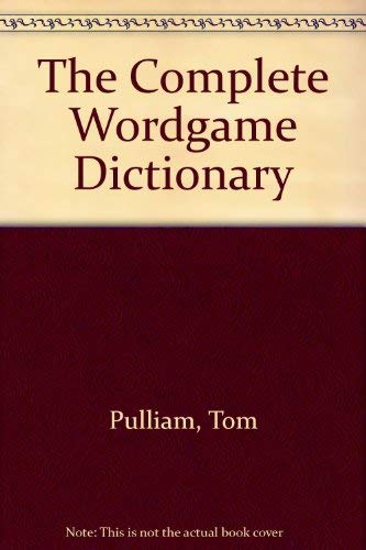 Stock image for The Complete Wordgame Dictionary for sale by Wonder Book