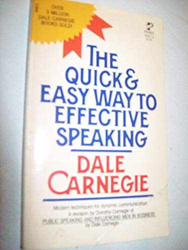 Imagen de archivo de Title: The Quick And Easy Way to Effective Speaking a la venta por Hamelyn