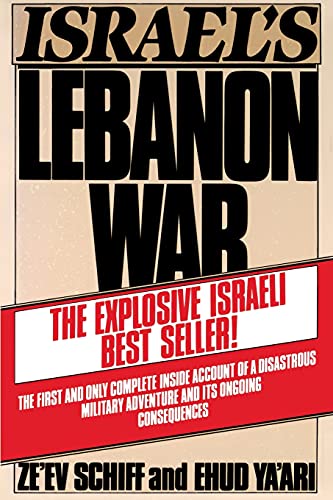 Imagen de archivo de Israel's Lebanon War a la venta por savehere619