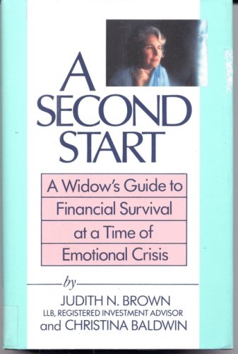 9780671603496: A Second Start: A Widow's Guide to Financial Survival at a Time of Emotional Crisis