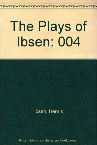 Stock image for PLAYS IBSEN 4 for sale by Wonder Book