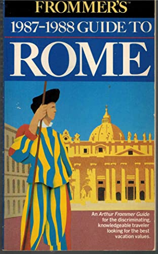 Beispielbild fr Rome (Frommer's City Guides) zum Verkauf von Kennys Bookshop and Art Galleries Ltd.
