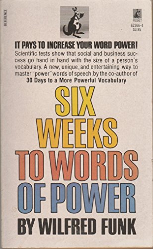 9780671623661: 6 WEEKS WORD POWER