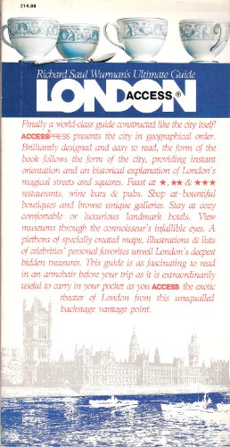 Stock image for London Access: Richard Saul Wurman's Ultimate Guide (Accessguides) for sale by Decluttr