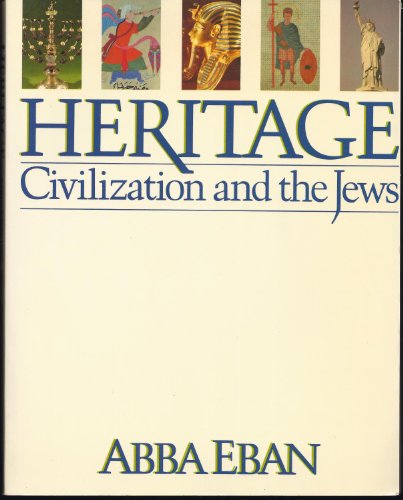 Imagen de archivo de Heritage : Civilization and the Jews a la venta por Half Price Books Inc.