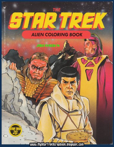 9780671632458: The Star Trek Alien Coloring Book