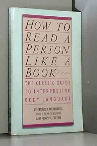 Stock image for How to Read a Person Like a Book for sale by SecondSale