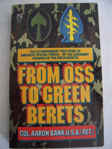 9780671639235: From Oss to Green Beret