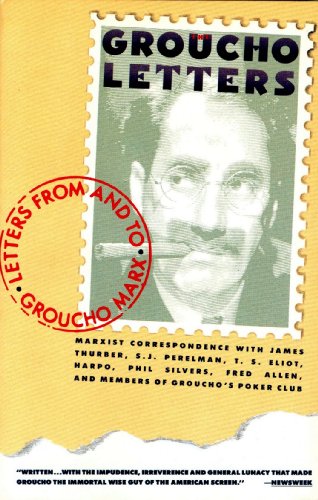 Beispielbild fr The Groucho Letters : Letters to and from Groucho Marx zum Verkauf von Better World Books