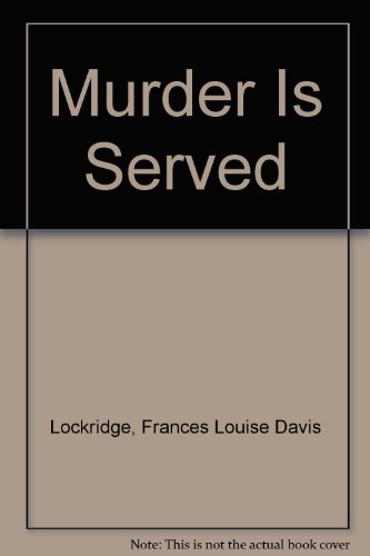 Murder Is Served (9780671639884) by Lockridge