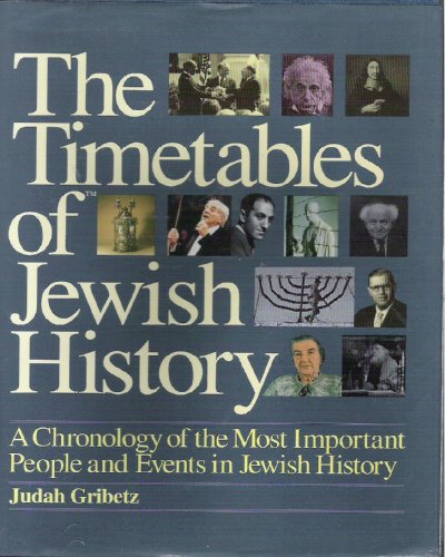 Stock image for The Timetables of Jewish History : A Chronology of the Most Important People and Events in Jewish History for sale by Better World Books