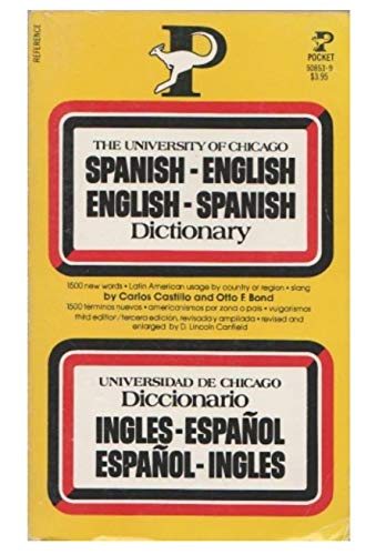 9780671644888: The University of Chicago Spanish-English English-Spanish Dictionary