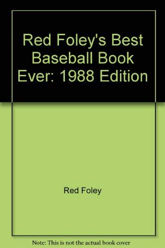 Red Foley's Best Baseball Book Ever