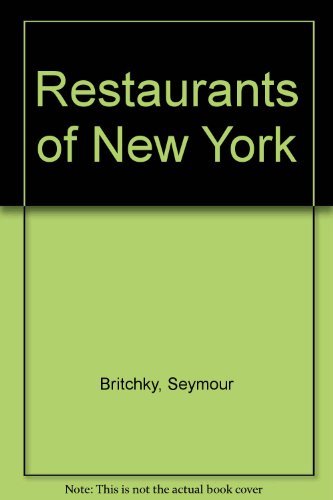 Beispielbild fr Restaurants of New York, 1990 Edition zum Verkauf von BooksRun