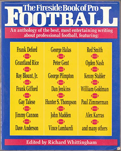 Stock image for The Fireside Book of Pro Football for sale by Better World Books: West