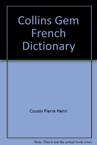 Collins Gem French Dictionary (9780671660789) by Cousin, Pierre Henri