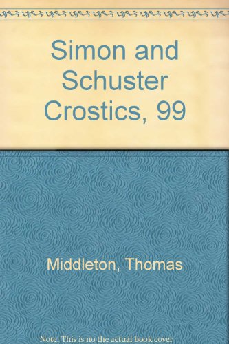 Simon and Schuster Crostics, 99