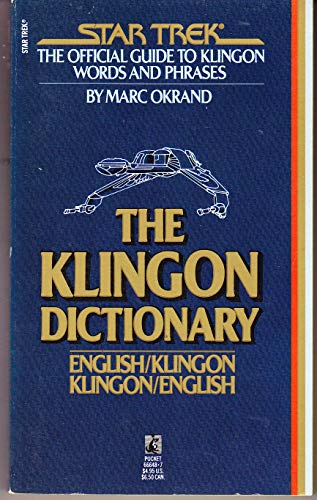 Beispielbild fr Klingon Dictionary zum Verkauf von Better World Books