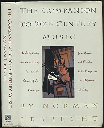 9780671666545: Companion to Twentieth-Century Music