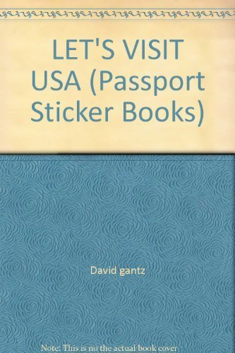 Imagen de archivo de Let's Visit The United States, A Passport Sticker Book a la venta por Alf Books