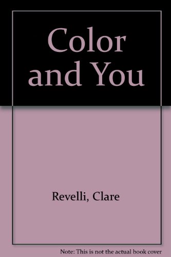 Imagen de archivo de Color and You a la venta por Ergodebooks