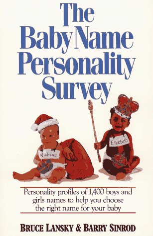 Beispielbild fr Baby Name Personality Book zum Verkauf von SecondSale