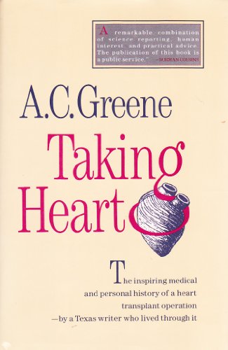 Imagen de archivo de Taking Heart a la venta por The Aviator's Bookshelf