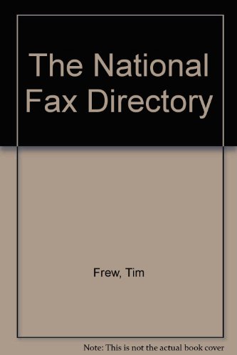 Beispielbild fr The National Fax Directory zum Verkauf von Wonder Book