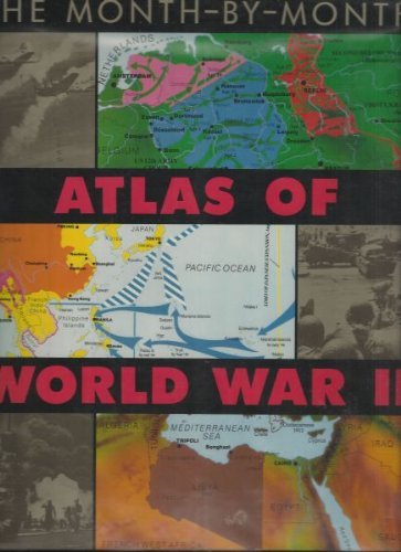 9780671688806: Month-By-Month Atlas of World War II