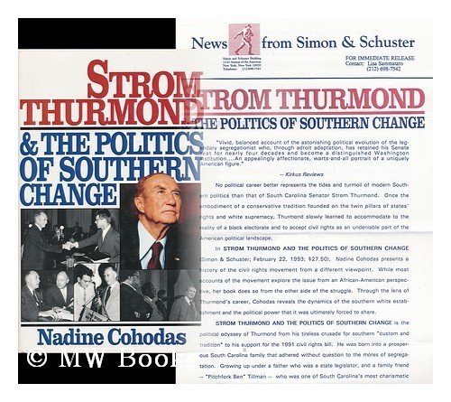 9780671689353: Strom Thurmond and the Politics of Southern Change