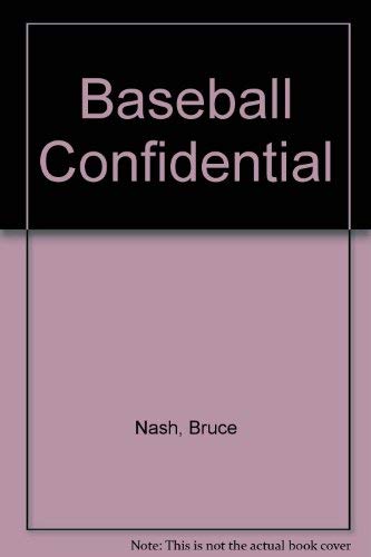 Beispielbild fr Baseball Confidential zum Verkauf von Wonder Book