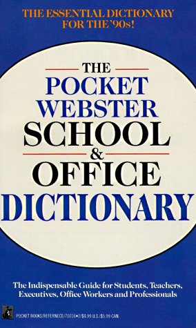 Imagen de archivo de The Pocket Webster School and Office Dictionary a la venta por Better World Books