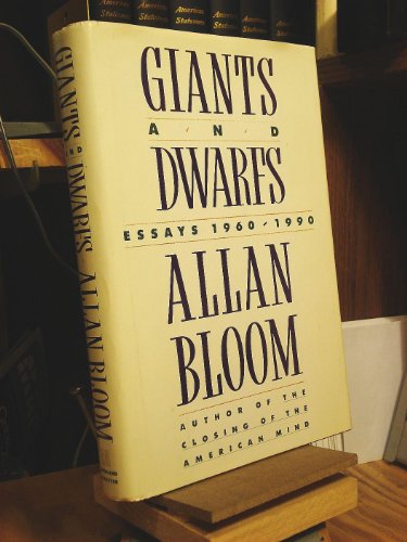 Giants and Dwarfs: Essays, 1960-1990 (9780671707774) by Bloom, Allan David